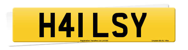 Registration number H41 LSY